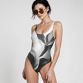 VERSIL Silver Lily One-Piece Swimsuit