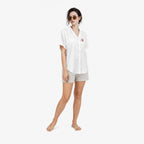 VERSIL LOGO All-over print women’s short sleeve top