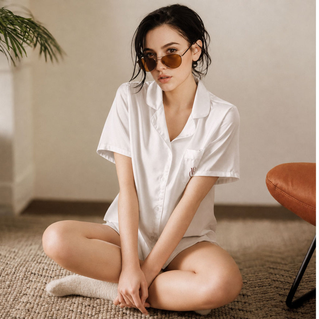VERSIL LOGO All-over print women’s short sleeve top