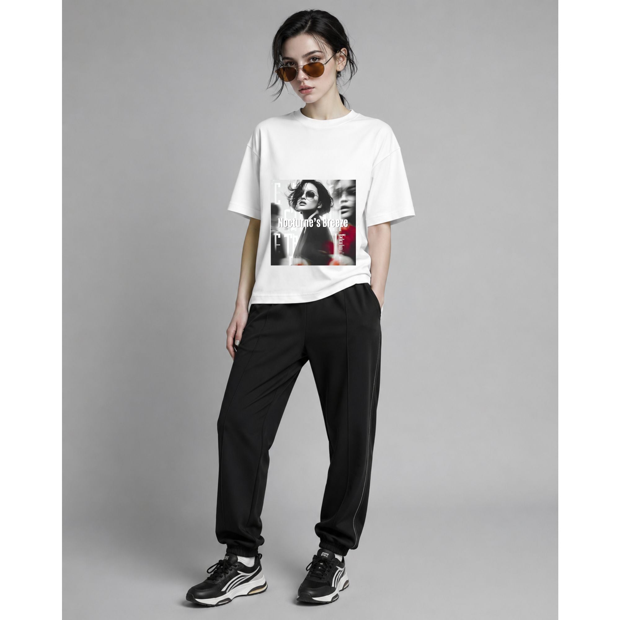 VERSIL Album Artwork Oversized Cotton T-Shirt/Nocturne’s Breeze