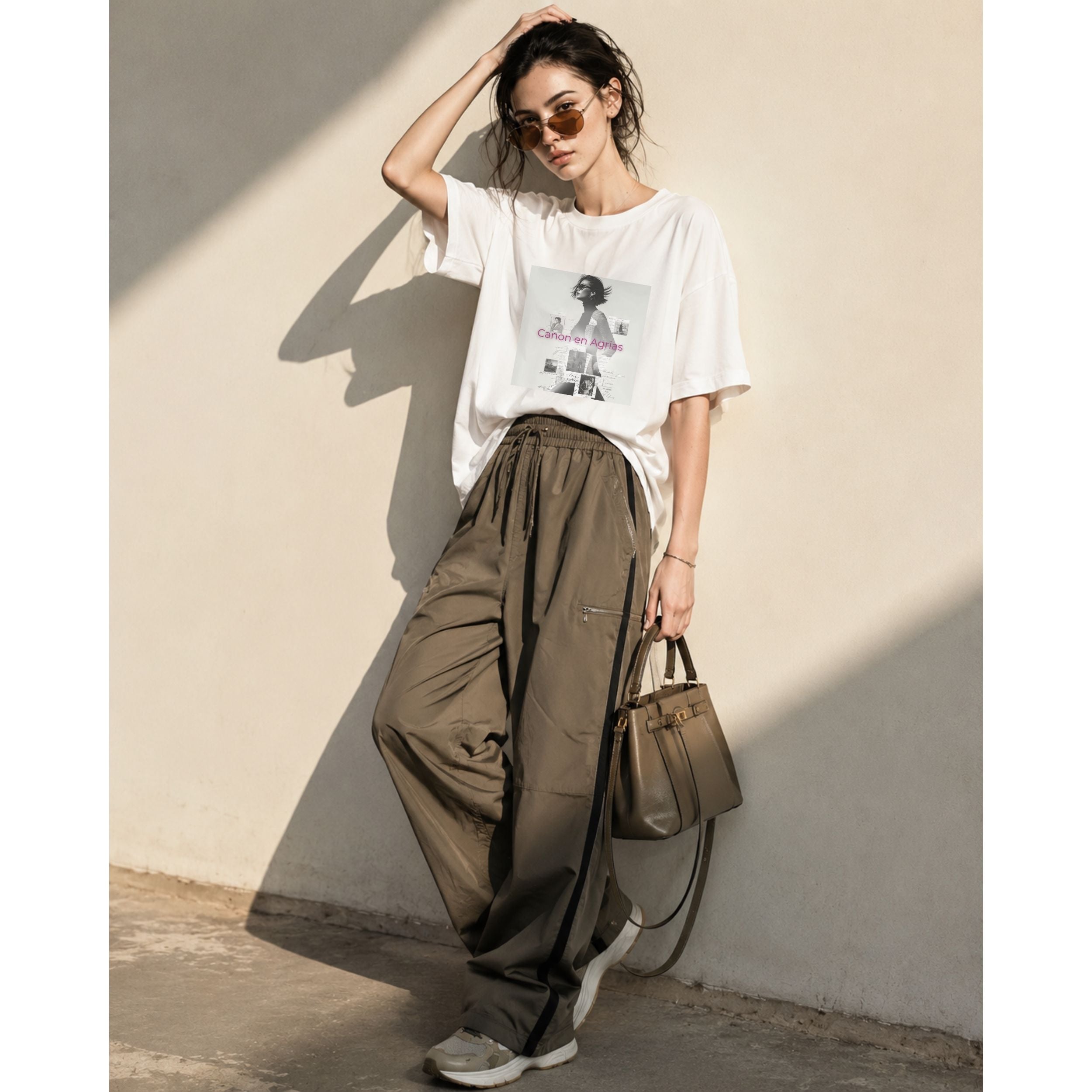VERSIL Album Artwork Oversized Cotton T-Shirt/Canon en Agrias