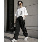 VERSIL Album Artwork Oversized Cotton T-Shirt/LET IT FLOW