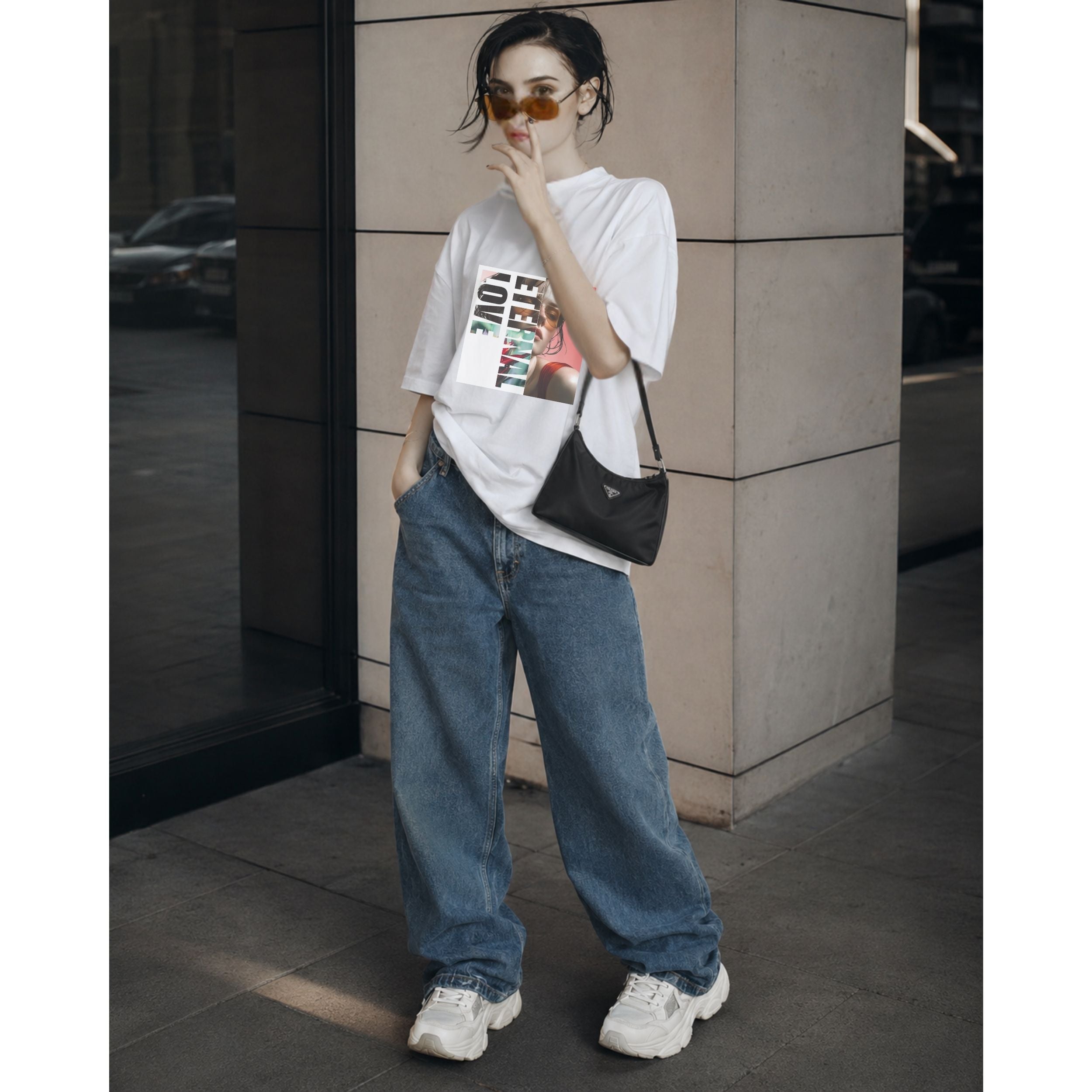 VERSIL Album Artwork Oversized Cotton T-Shirt/ETERNAL LOVE