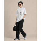 VERSIL Album Artwork Oversized Cotton T-Shirt/STEP WALK TO NIGHT