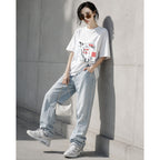 VERSIL Album Artwork Oversized Cotton T-Shirt/SNOW FALL