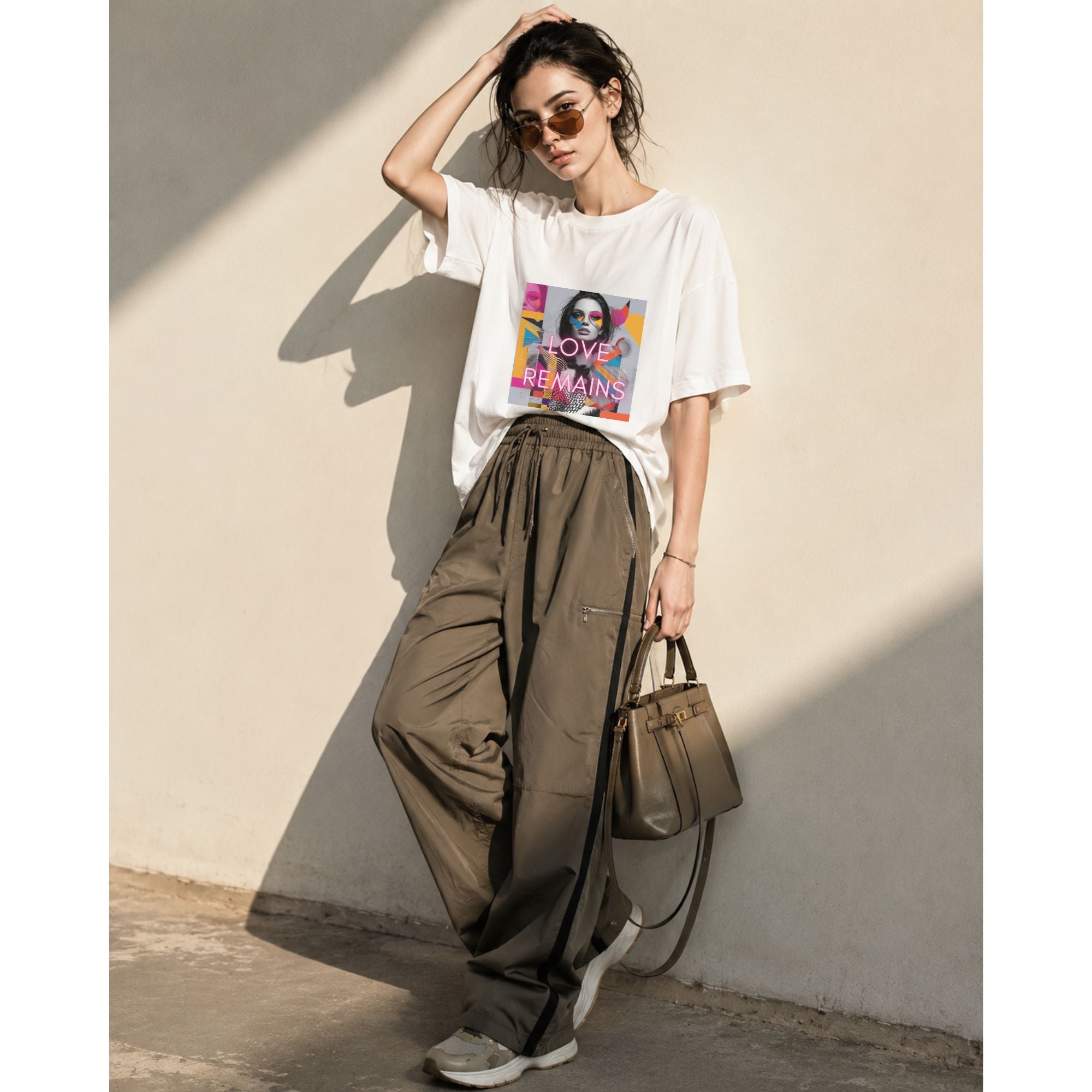 VERSIL Album Artwork Oversized Cotton T-Shirt/LOVE REMAINS