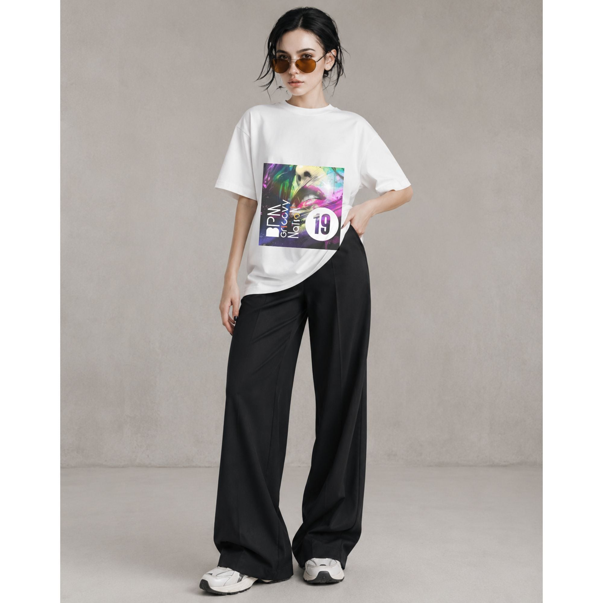 VERSIL Album Artwork Oversized Cotton T-Shirt/BPM-Groove Nation