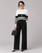 White Noir Knit