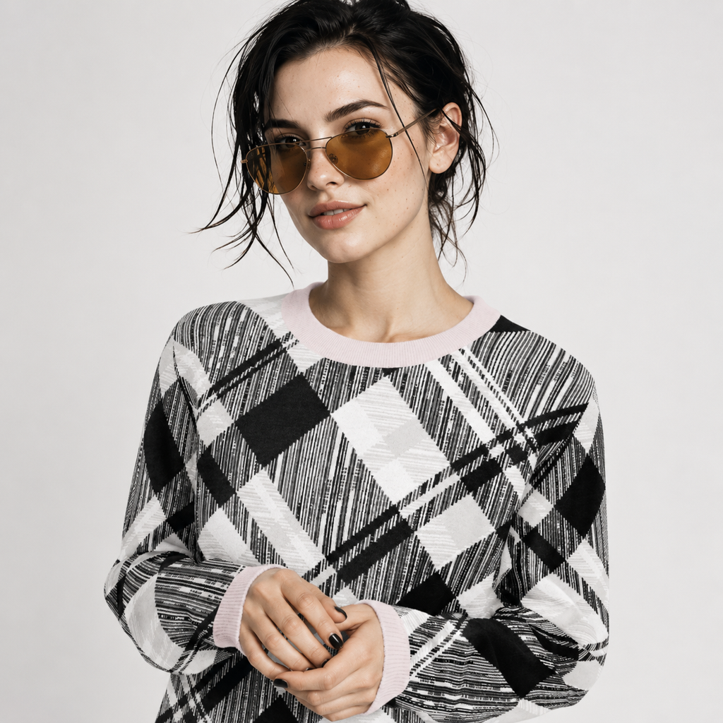Blush Matrix Knit