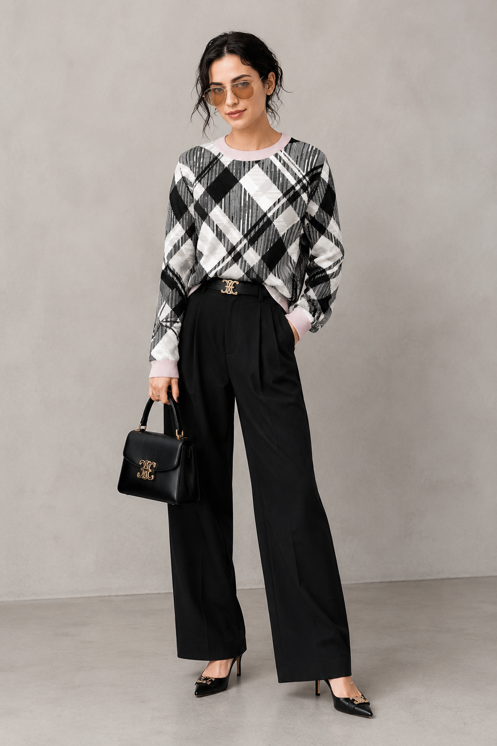 Blush Matrix Knit