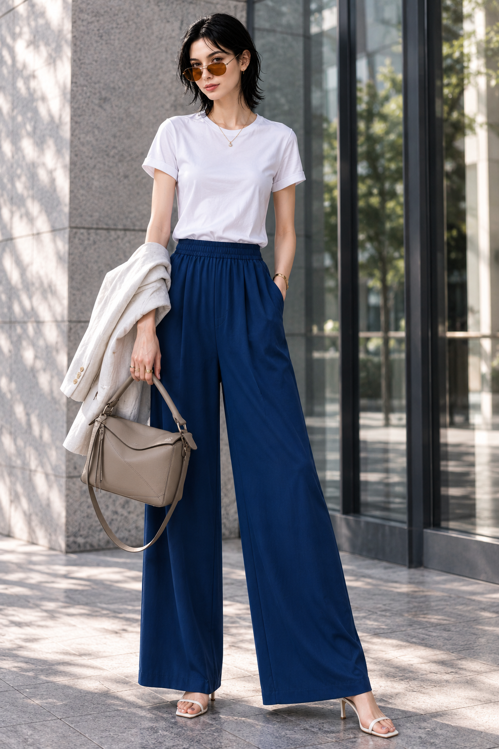 Midnight Harbor Wide-Leg Pants