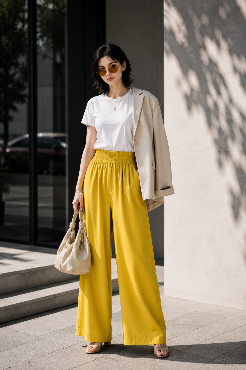 Ochre Muse Wide-Leg Pant