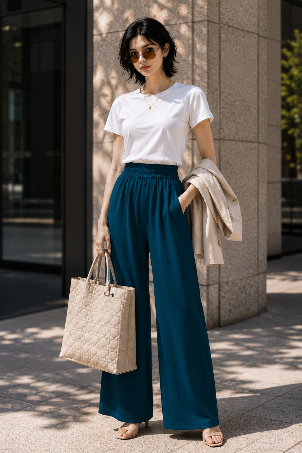 Deep Fjord Wide-Leg Pants