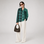 Teal Shadow Dress Shirt
