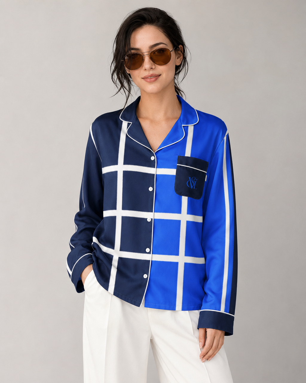 Royal Blue Orbit Dress Shirt