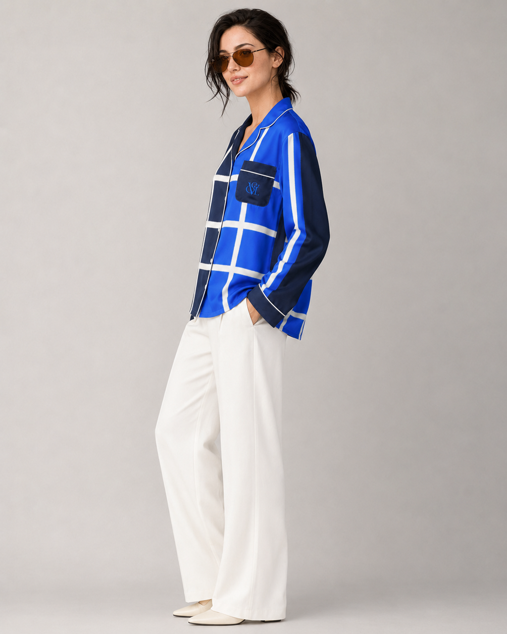 Royal Blue Orbit Dress Shirt