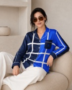 Royal Blue Orbit Dress Shirt