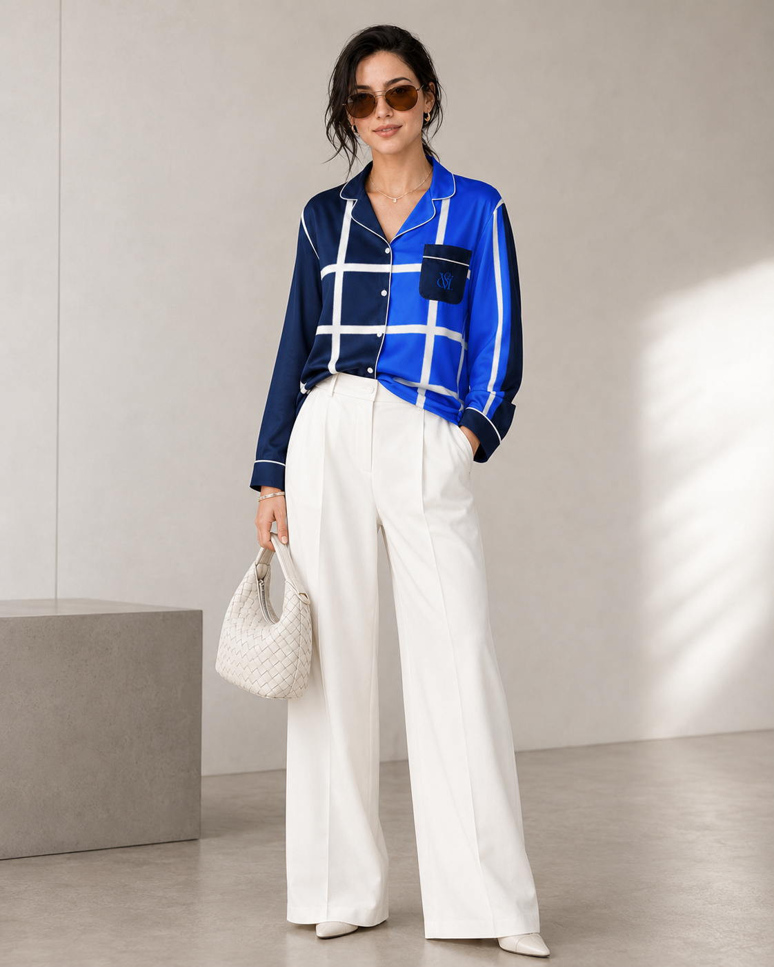 Royal Blue Orbit Dress Shirt