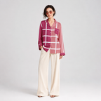 Rosé Matrix Dress Shirt