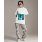 VERSIL Album Artwork Oversized Cotton T-Shirt/LEAVE WITH A SMILE