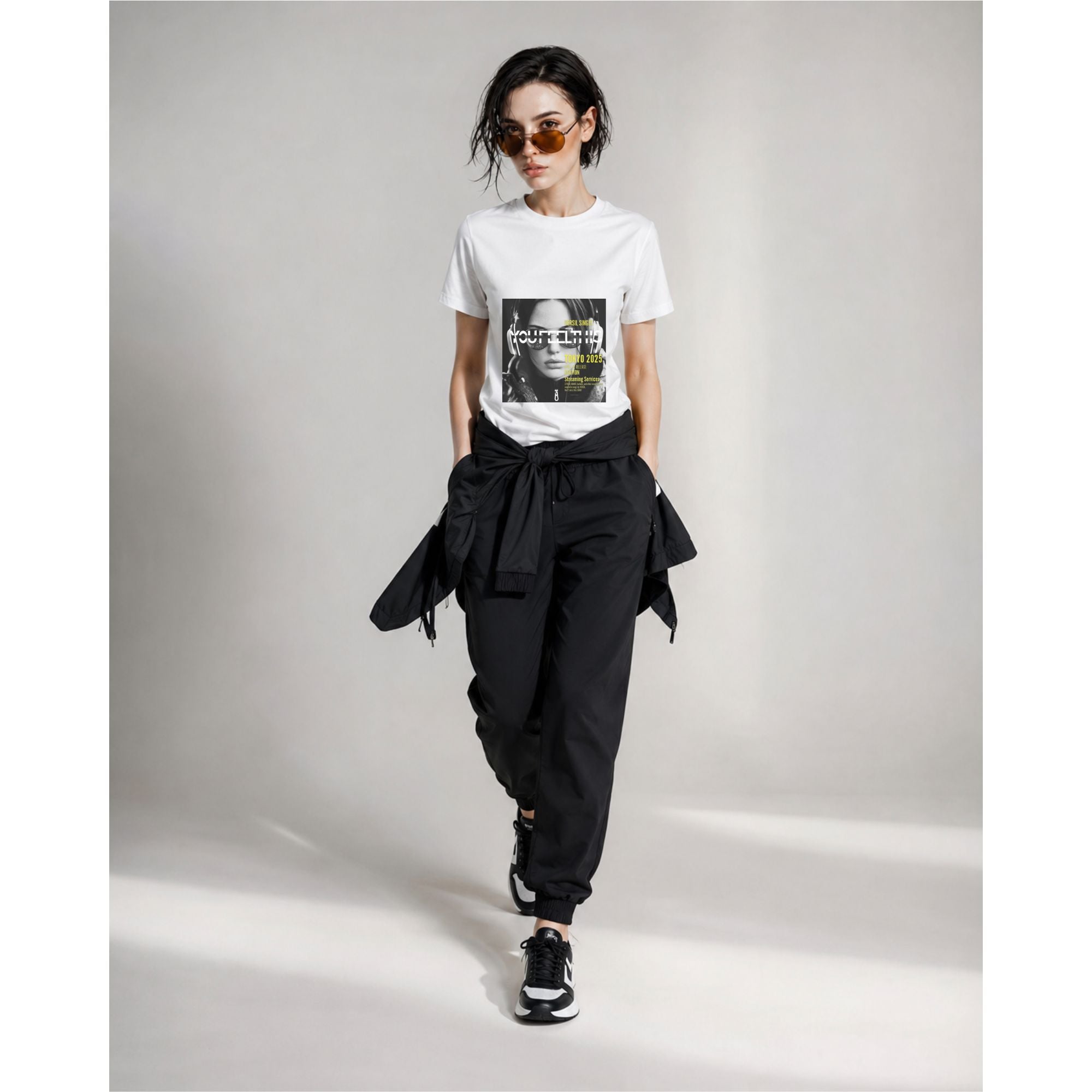 VERSIL Album Artwork Oversized Cotton T-Shirt/YOU FEEL THIS
